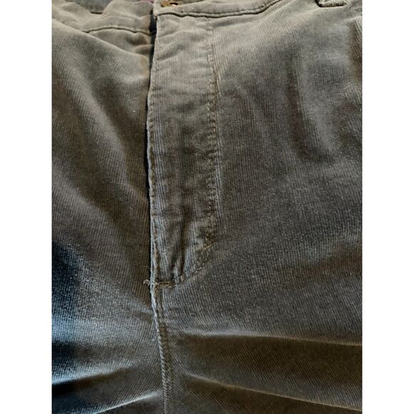 Fabulous Gloria Vanderbilt Gray Straight Leg Corduroy Pants 18, Rare Size - Picture 6 of 10
